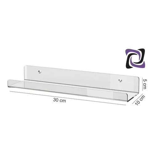 Prateleira Organizador Decor Acrílico Cozinha Banheiro 30cm