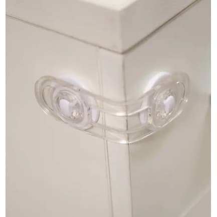 Kit 2 Trava Gaveta Silicone Dobrável Segurança Bebê