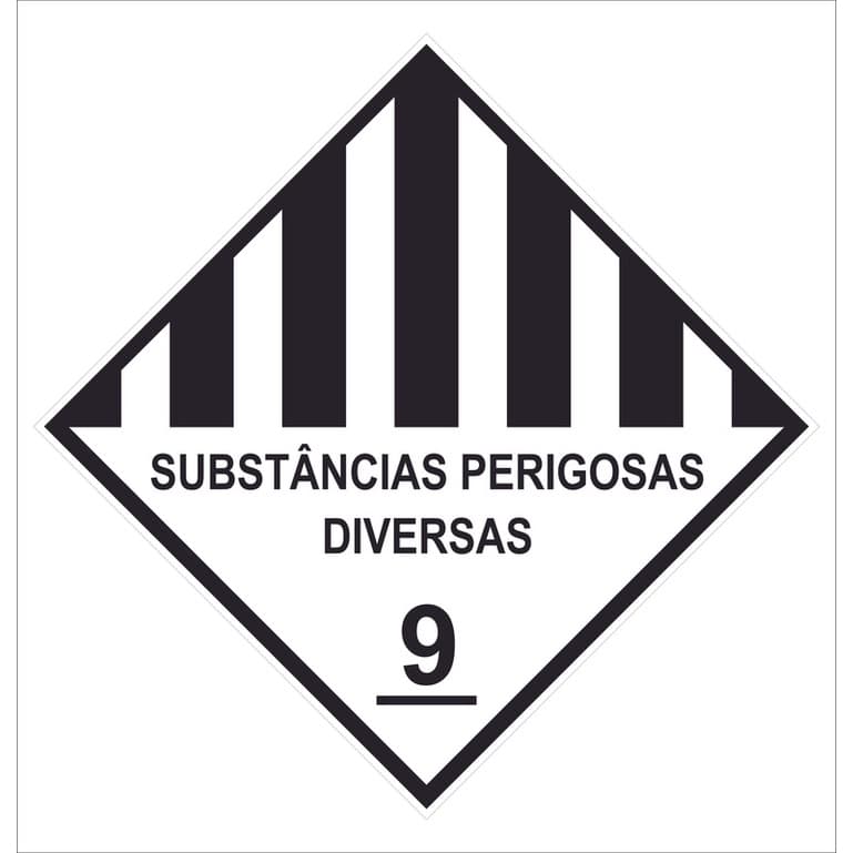 Placa Sinalização Carga Perigosa Caminhão ONU-10