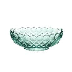 Centro de Mesa/ fruteira/ saladeira Cristal Angel verde 29x13x11cm 27874 Wolff