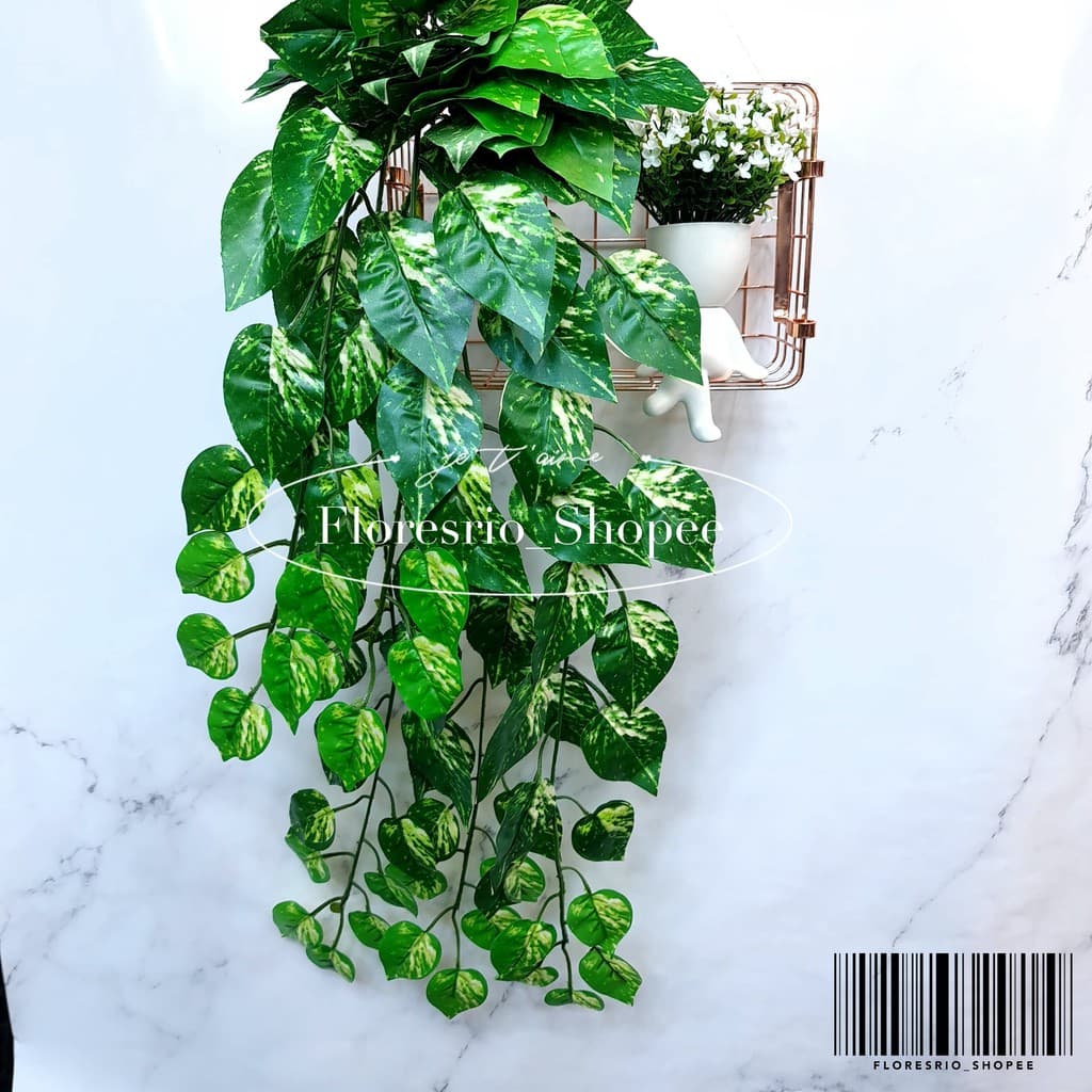Planta Folhas Artificial P/ Decoração Casamento, Arranjos, Decorar Festas pendura e planta verde