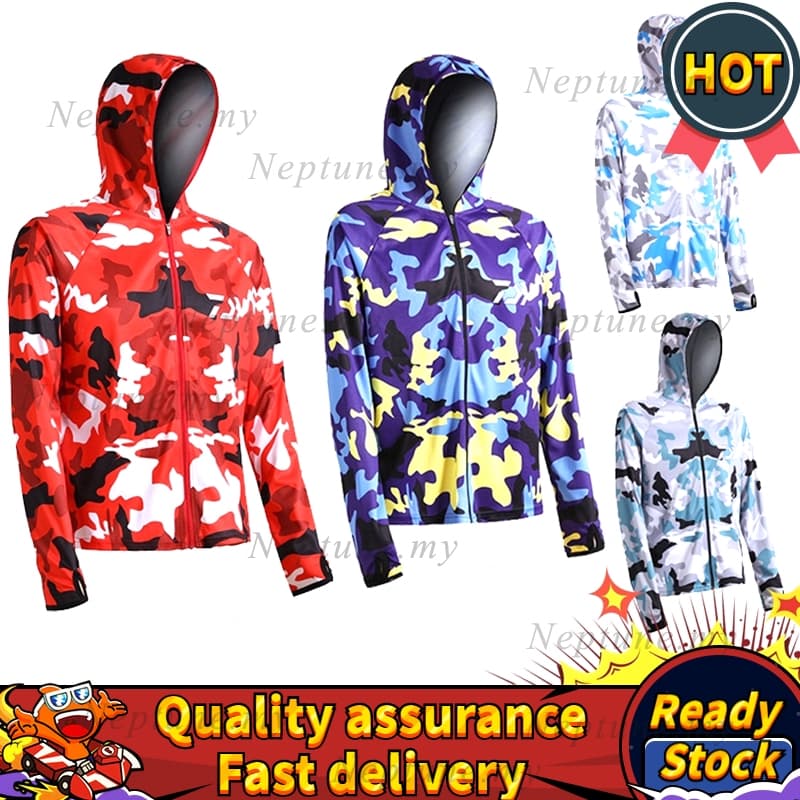 Estoque Pronto Roupas De Pesca Tops Camisa Jaqueta Anti-UV De Secagem Rápida Respirável Protetor Solar Jersey Ternos De