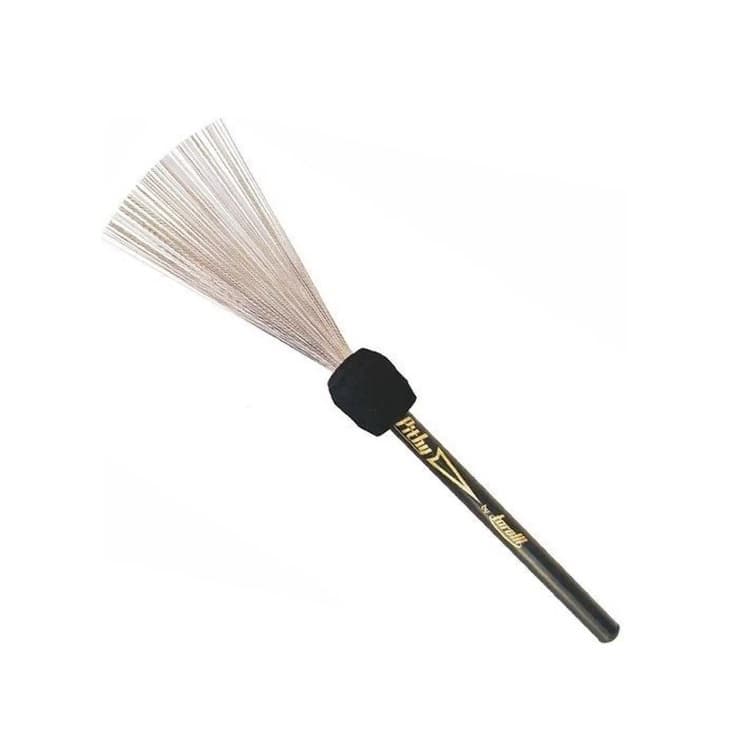 Vassourinha Baqueta Para Cajon Retrátil Aço Torelli By Pithy TV062