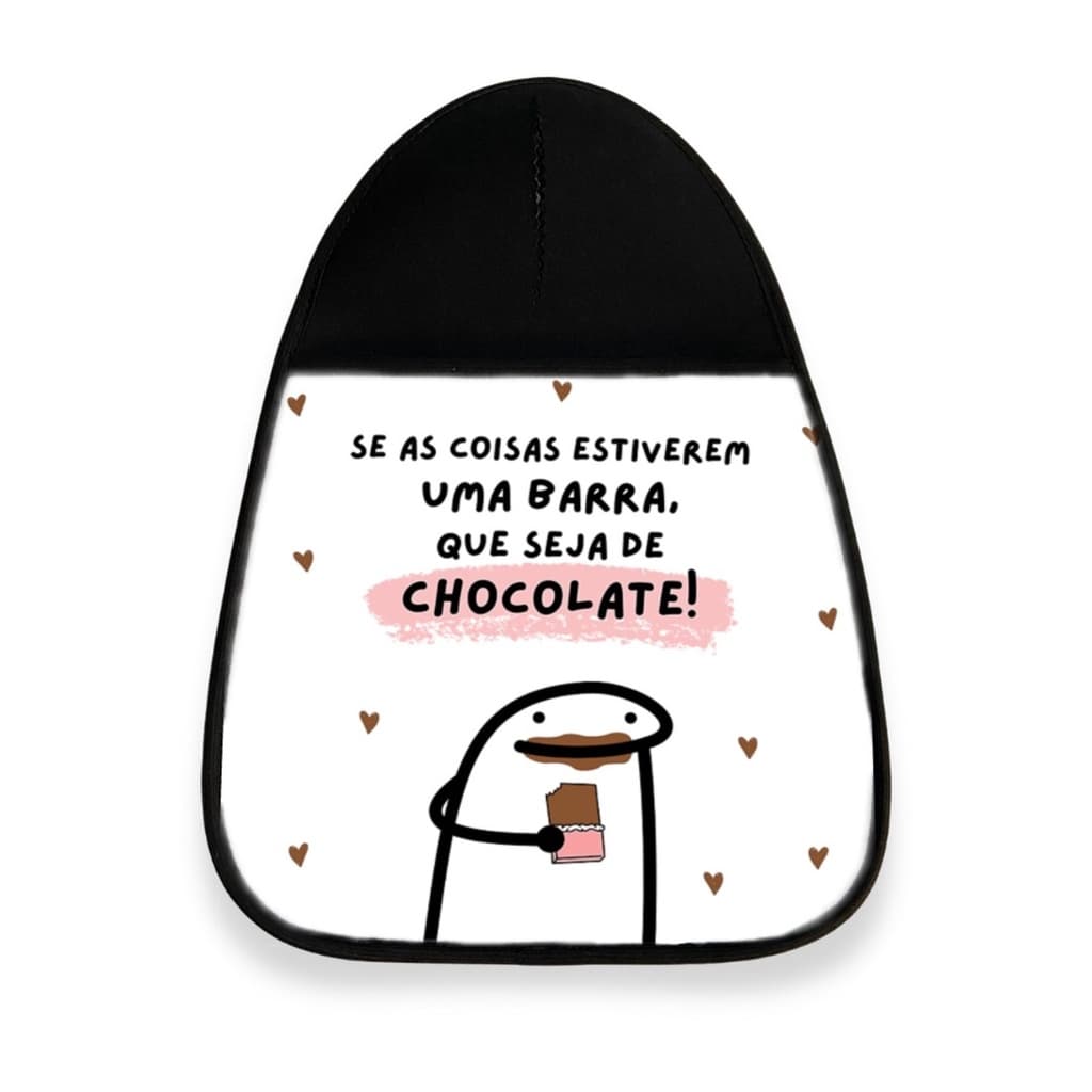 Lixeira Lixo Para Carro Neoprene Lixocar Barra De Chocolate