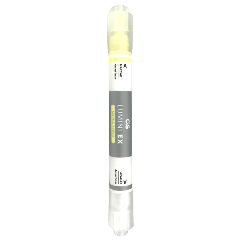 Caneta Marca Texto Cis Lumini Ex Marca E Apaga C/ 1Und