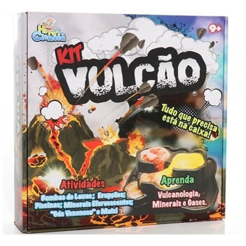 Brinquedo Hora Da Ciencia Dican Kit Medio Para Fazer Vulcao 5098