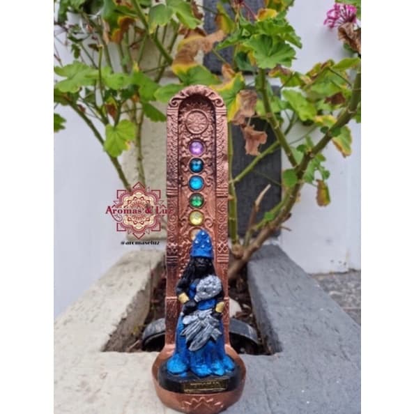 Incensário Iemanjá 07 Chakras - 17 cm