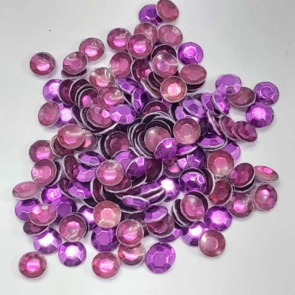 1500 un Chapinha Metal Sextavado Termocolante 5mm Violeta 5354 1500 233A33