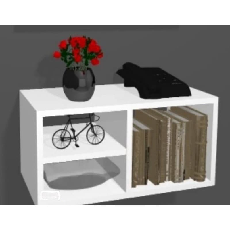 Nicho Cantinho Do Café Suspenso Prateleira Cozinha Xícaras Decorativo Mdf Branco tx mdf