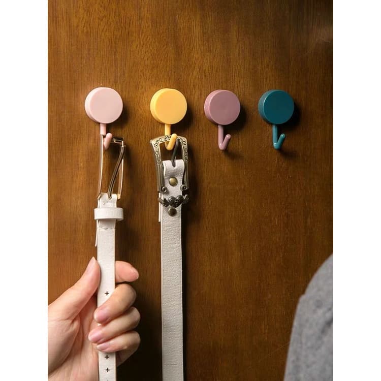Kit 3un/gancho Gancho Adesivo Pequeno-Compacto Com Dupla Face VHB Para Parede Discreto Pendurar Objetos
