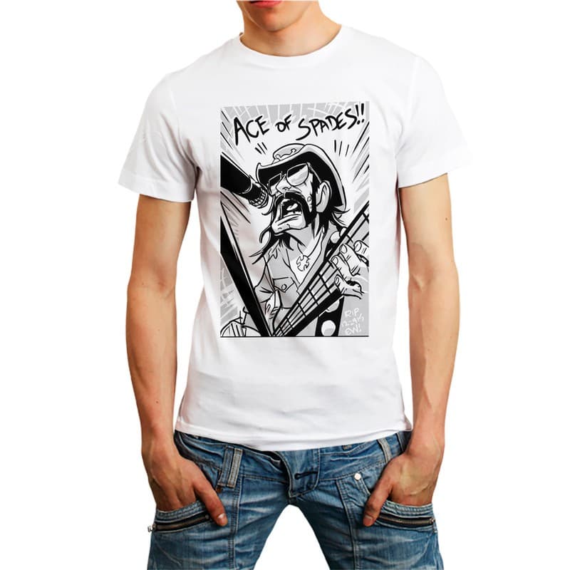 Camiseta Banda de Rock Lemmy Motorhead Camisa Regata Blusa