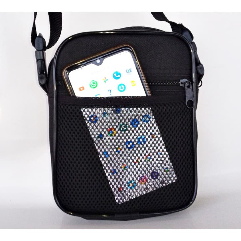 Shoulder Bag Mini Bolsa transversal bolsa de ombro preta