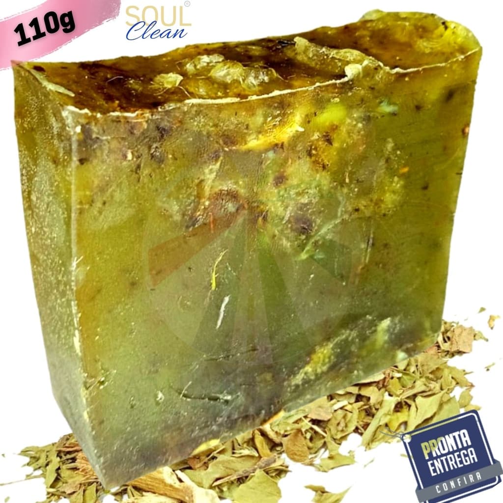 Sabonete do Benzimento Natural 110g Tamanho Grande Artesanal Manjericão Arruda Descarrego das Energias