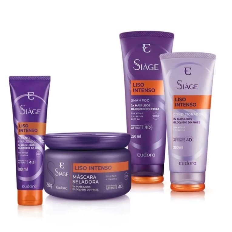 Kit Siàge Liso Intenso Completo (Nova Versão) Eudora