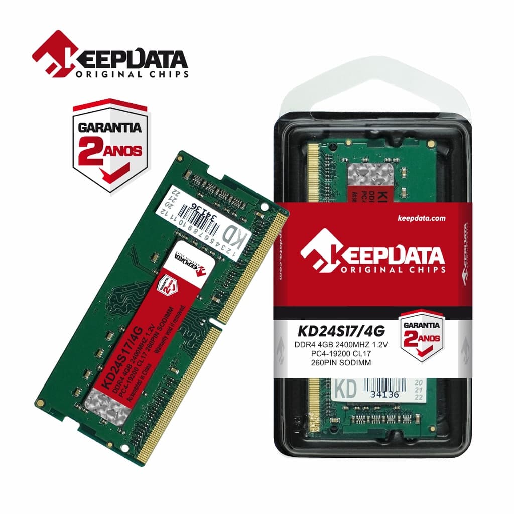 MEM NB DDR4 4GB 2400MHZ KD24S17 4G