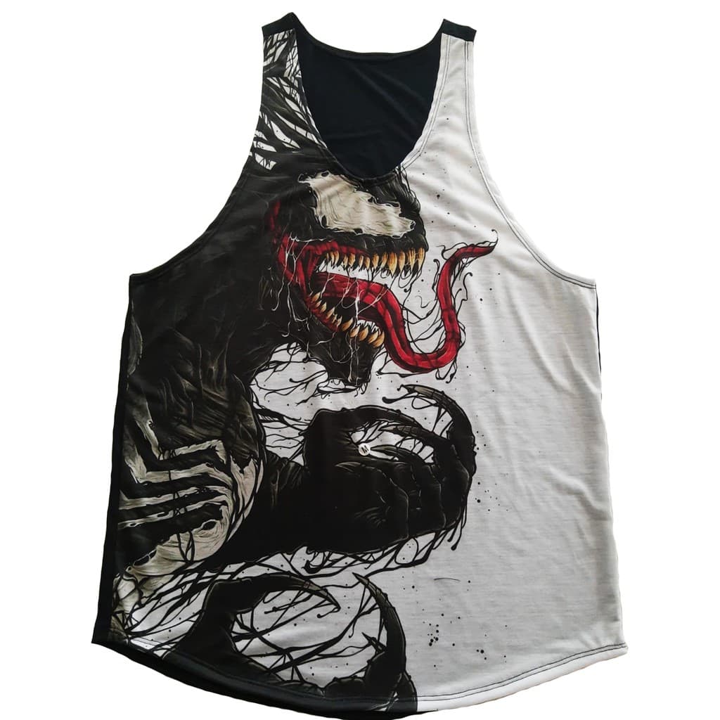 regata cavada musculaçao treino homem aranha venom