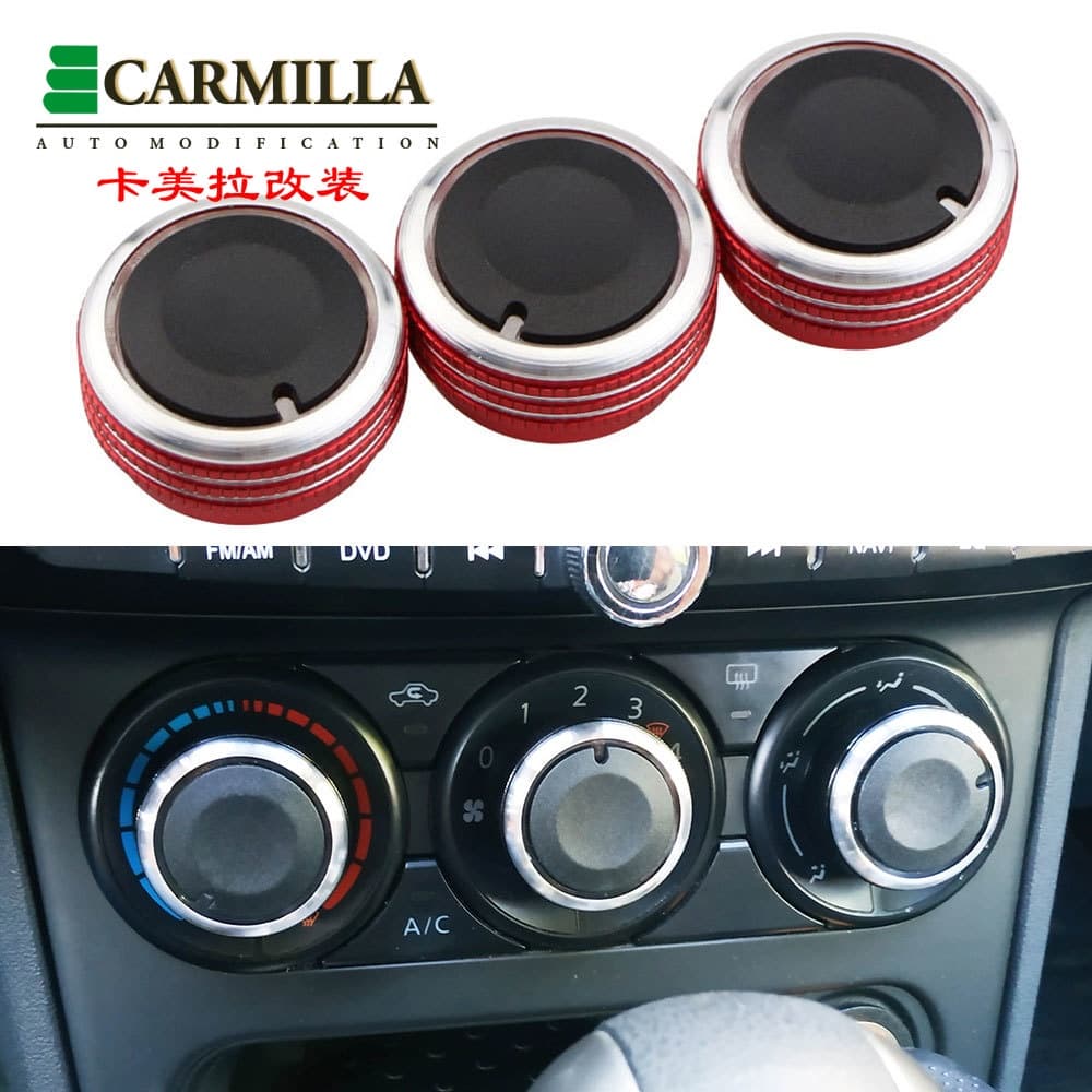 Estilo Do Carro Auto Acessório Botão De Controle De Calor Ar Condicionado AC Knob Fit for Honda City Crider 2008-2014