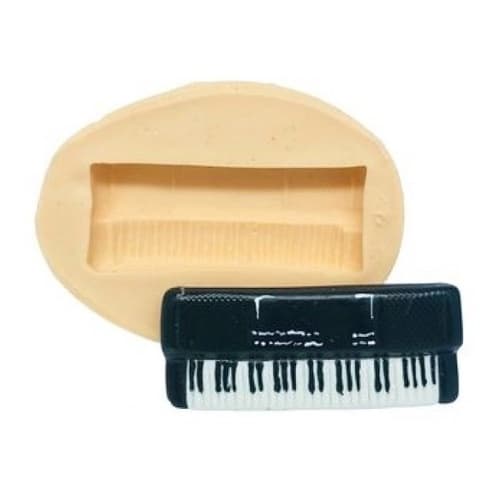 Molde De Silicone Instrumentos Musicais Teclado