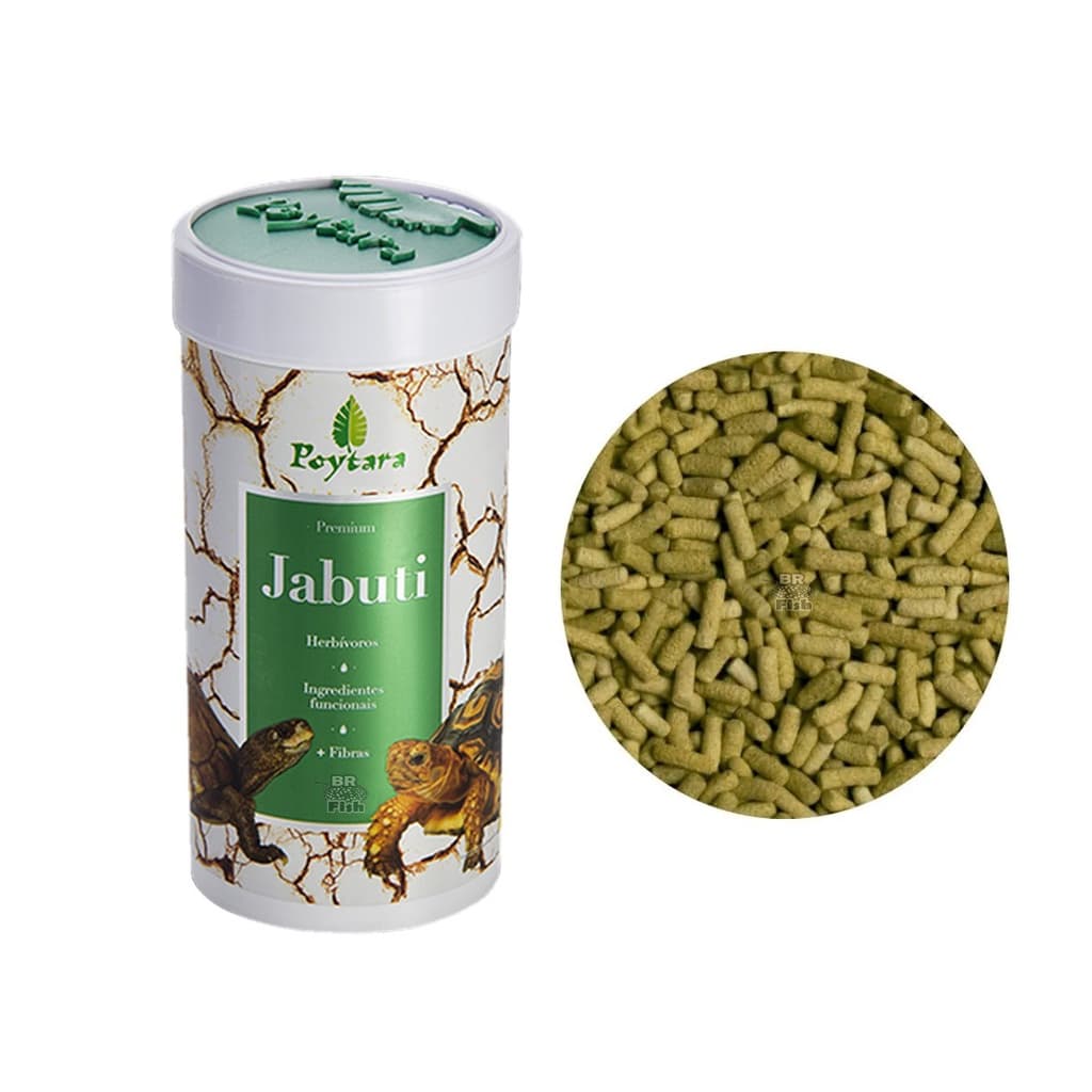 Ração Poytara Jabuti Premium Para Répteis Terrestres 75g