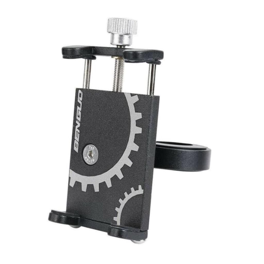 Suporte Celular Liga de Alumínio Universal Moto Bicicleta Prende Celular