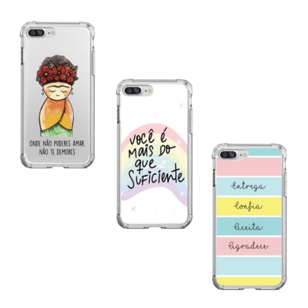 Capa Anti Impacto Personalizada Frases