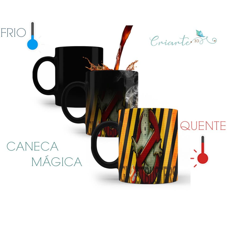 Caneca Porcelana Mágica Ghostbusters #06