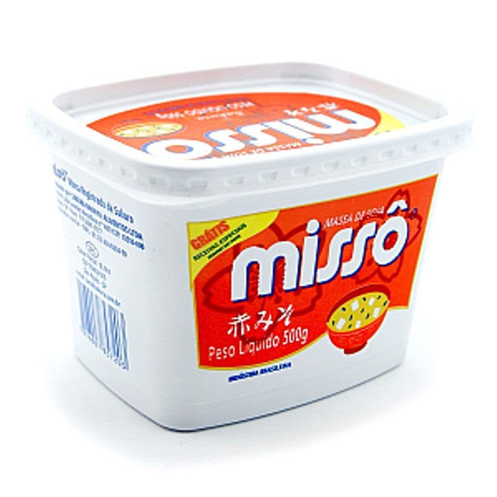 Massa de Soja Missô Aka Vermelho 500g - Sakura