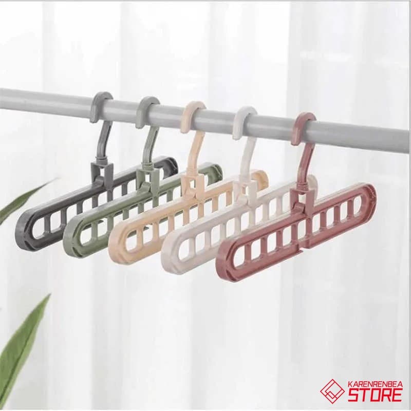 Magico Cabide 9 Furos Multi-dobrável Organizadores