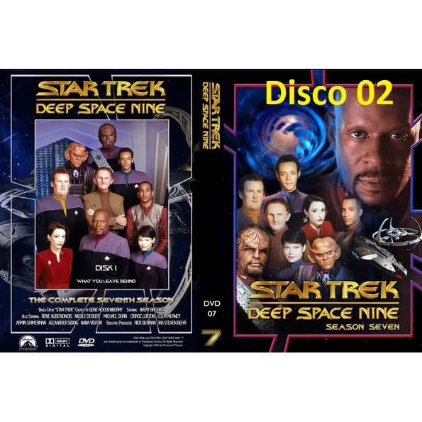 Dvd Star Trek Deep Space Nine - As 7 Temporadas Completas - Legendado ou Dublado - 31 Discos