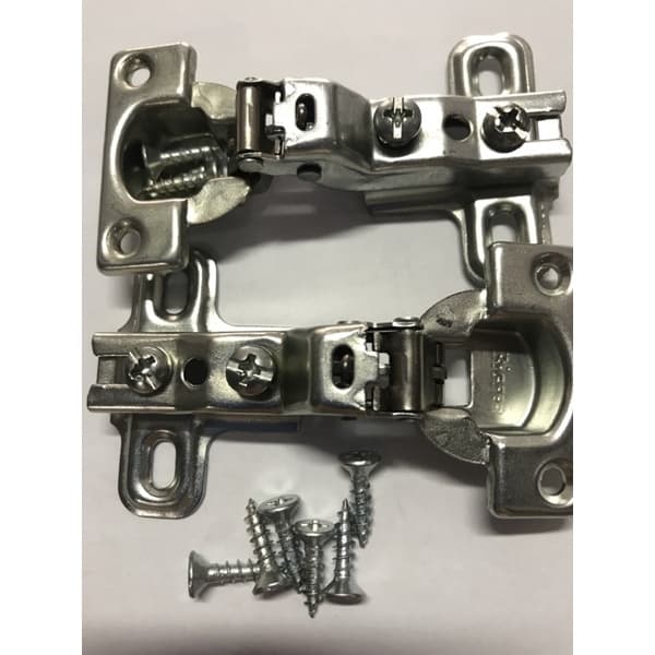 1 dobradica de pressão de metal para gabinetes e armários, pequena, 26mm    o par por 24,90.