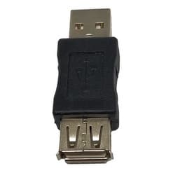 02 Adaptador Conector Usb  Fêmea Para Usb Macho