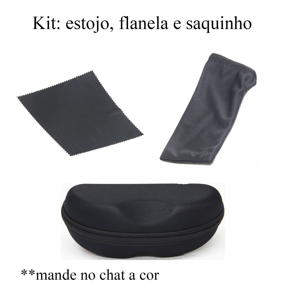 Estojo Para Óculos - Acompanhado por flanela, saquinho ou apenas estojo