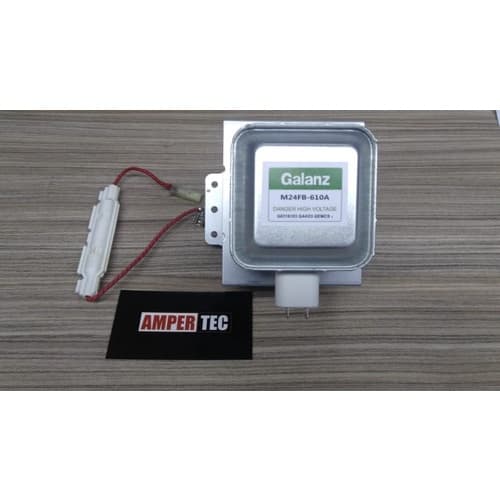 Magnetron M24fb-610a  + Fusível De Alta Tensão Com Suporte