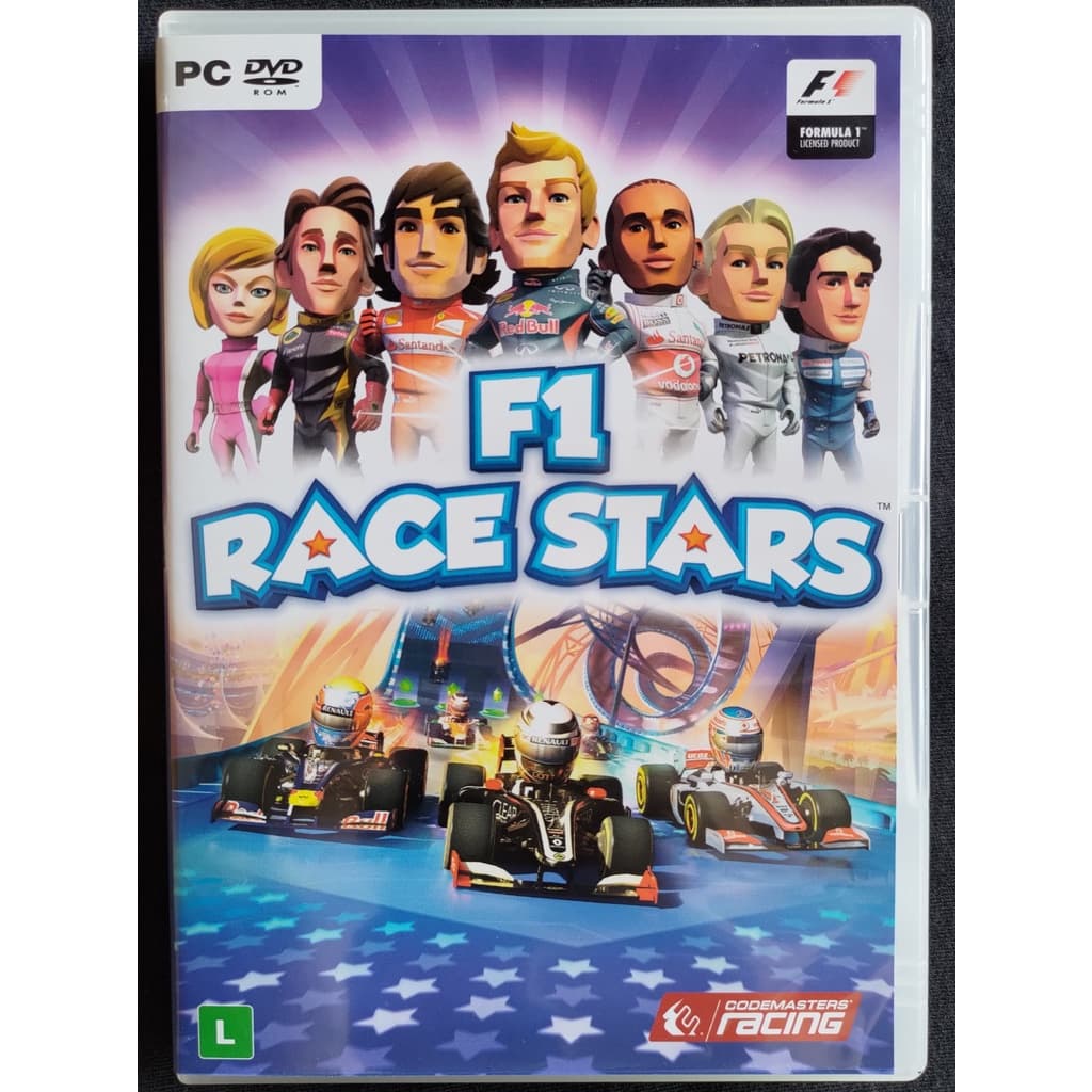 F1 Race Stars PC (mídia física/Dvd) LEIA A DESCRIÇÃO!