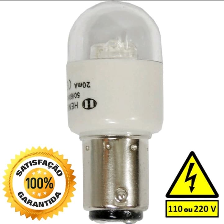 Lâmpada Led Encaixe 2 Polos 3 LEDS Maquina de Costura 110v/220v /BIVOLT