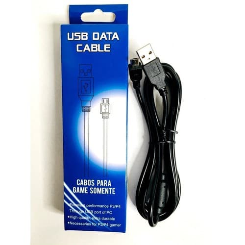 Cabo Usb Controle Ps4 E Xbox One 1.8m C/filtro C/fiscal