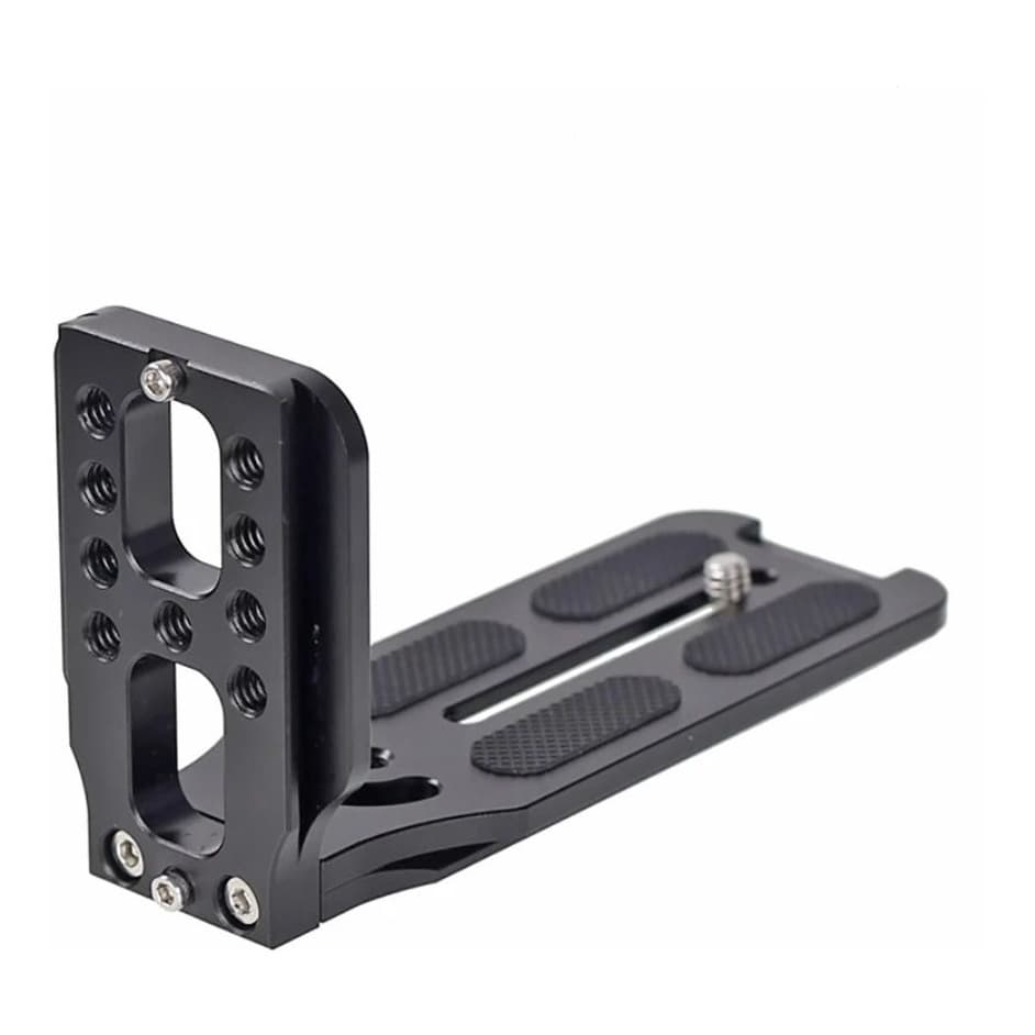 Plate Para Tripe Gimbal Camera Na Vertical L Suporte Liga Aluminio