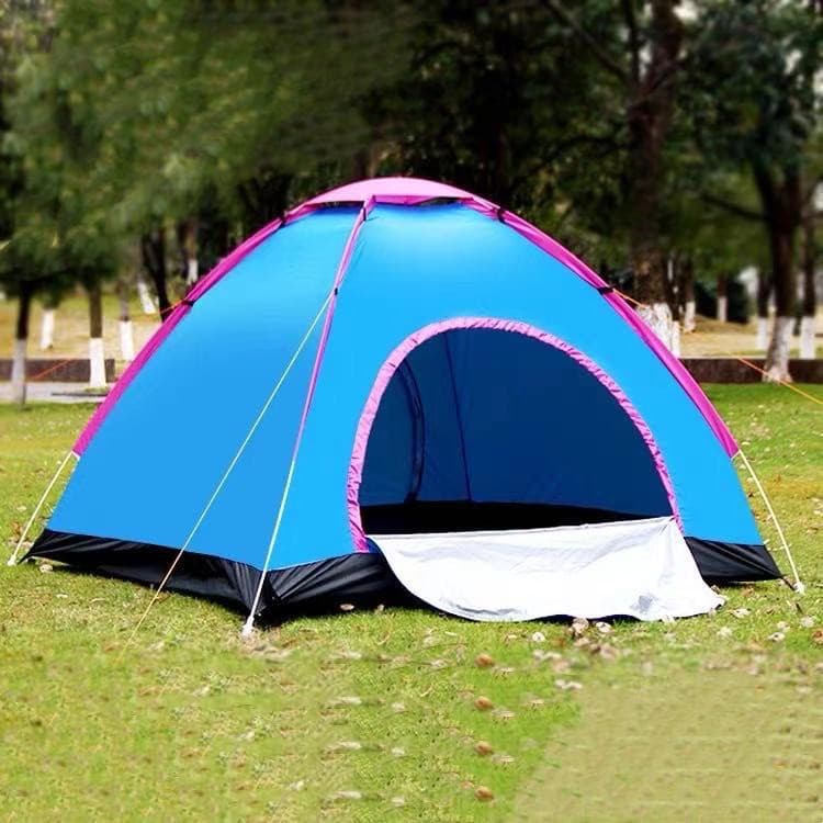 Barraca de Acampamento ao Ar Livre impermeável dobrável 2 pessoas