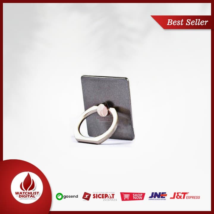 Suporte Para Smartphone Finger Iring Com Gancho - Preto