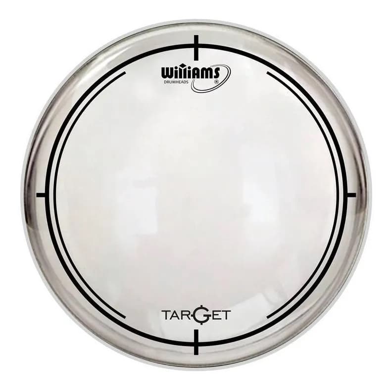 Pele para Bateria12'' Williams W2 Clear Target Duplo Filme 12 Polegadas