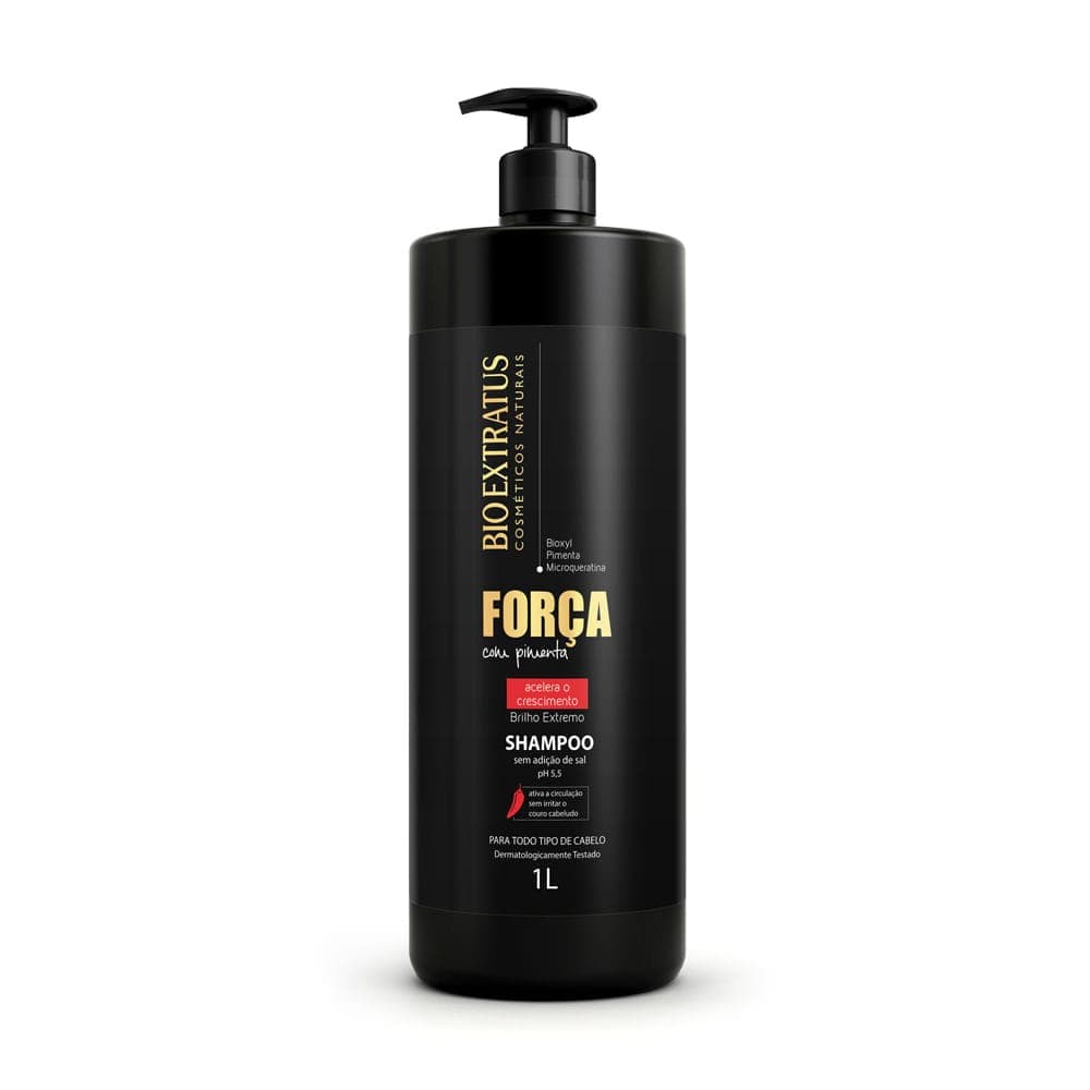 Shampoo Força com Pimenta 1L Bio Extratus