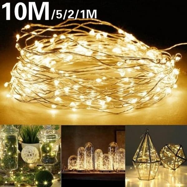 Luz LED Para Festa De Fadas Decoração Casamento