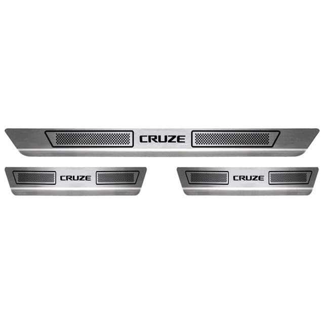 soleira chevrolet cruze todos aço inox