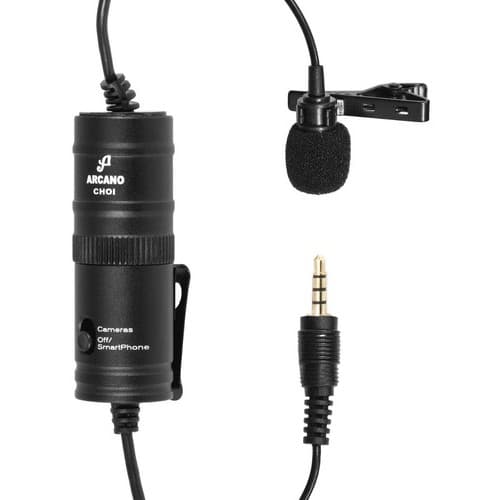 Microfone condensador de lapela Arcano CHOI