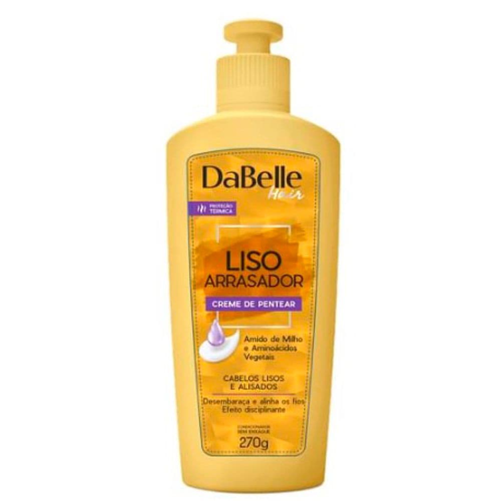 Creme De Pentear DaBelle Hair Liso Arrasador 270g