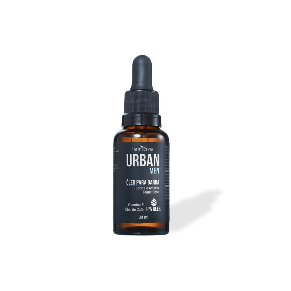 Óleo Para Barba Urban Men Farmaervas 30ml Hidrata e Amacia