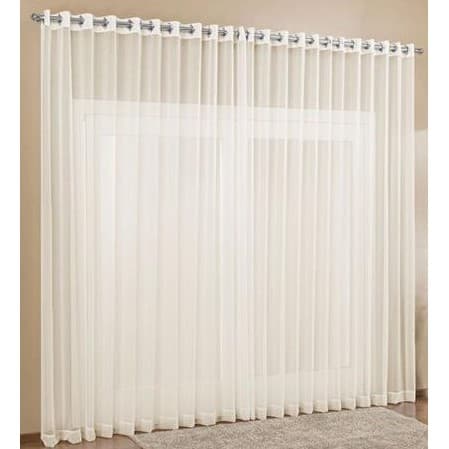 Cortina Voal Luxo Para Sala Ou Quarto 3,00m X 2,80m  Promoção