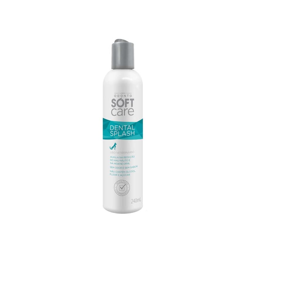 Soft Care Dental Splash Solução Oral 240 Ml Tira Mau Halito