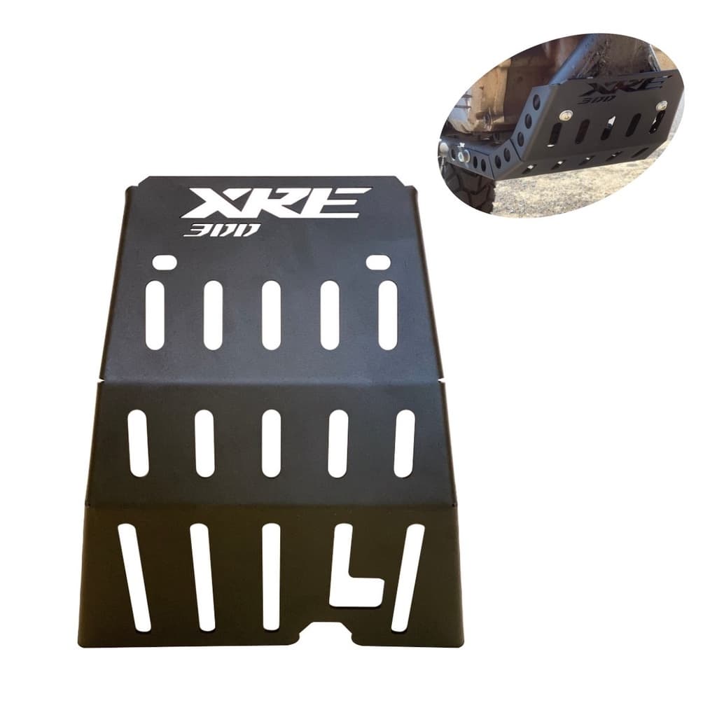 Protetor Carter Aço Carbono Honda Xre 300 2010 / 2021 Top