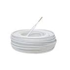 Cabo ALTA Isolacao Telecam 5MM Flexivel Branco 50M